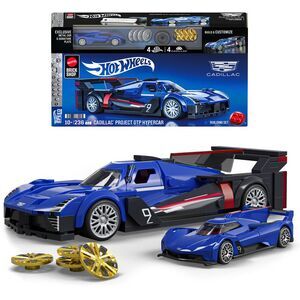 Mattel Brick Shop - Hot Wheels Speed Series Building Set: Cadillac, Includes 1